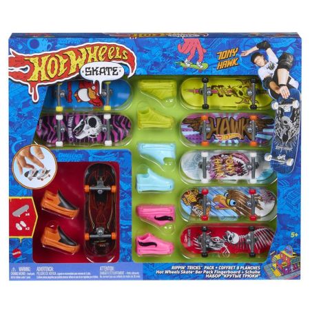 Hot Wheels Skate set 8 skates y 4 zapatillas