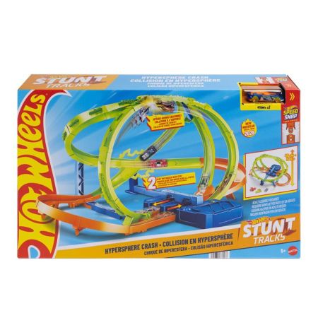 Hot Wheels Stunt Traks pista salto cruzado