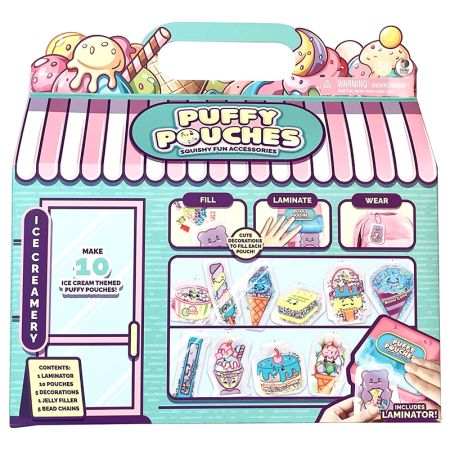Puffy Pouchees accesorios 10 Piezas Squishy