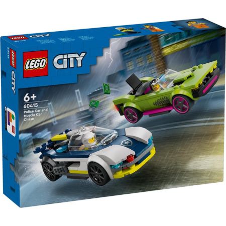 Lego City coche de policía y potente deportivo