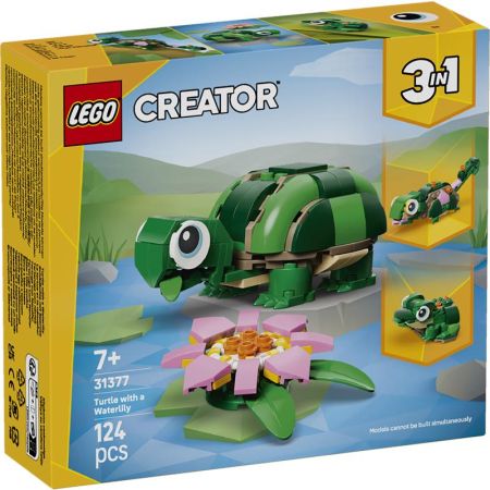Lego Creator tortuga con flor de lirio