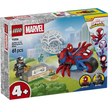 Lego Duplo Marvel en sua moto vs. Rhino
