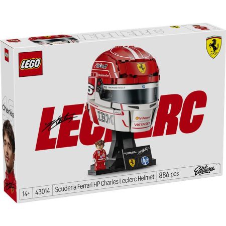 Lego F1 Scuderia Ferrari HP casco Charles Leclerc