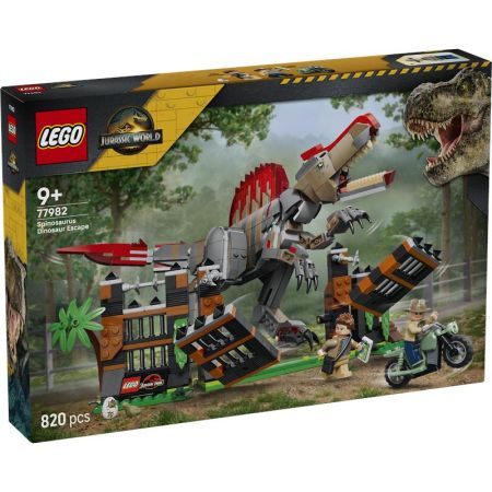 Lego Jurassic World huida del Spinosaurus