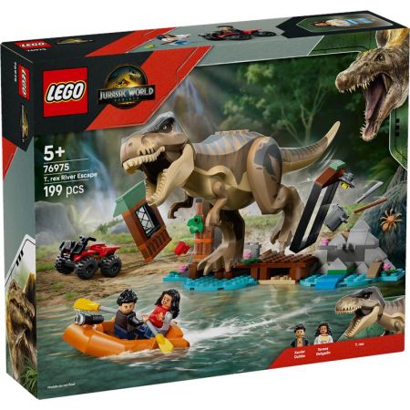 Lego Jurassic World Huida por el Río de T Rex