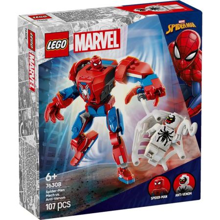 Lego Súper héroes armadura Spiderman y Anti-Venom