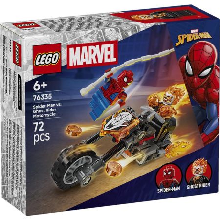 Lego S&uacute;per H&eacute;roes Spiderman vs. motorista Fantasma