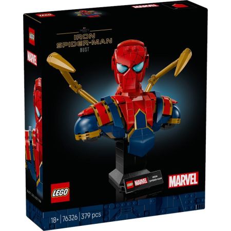 Lego Super Héroes busto de Iron Spiderman