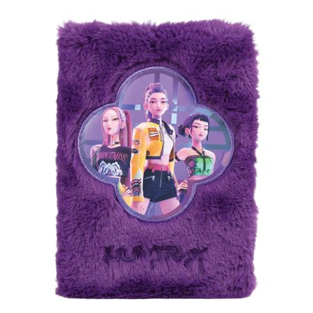 Libreta A5 plush huntrix KPOP Demon Hunters