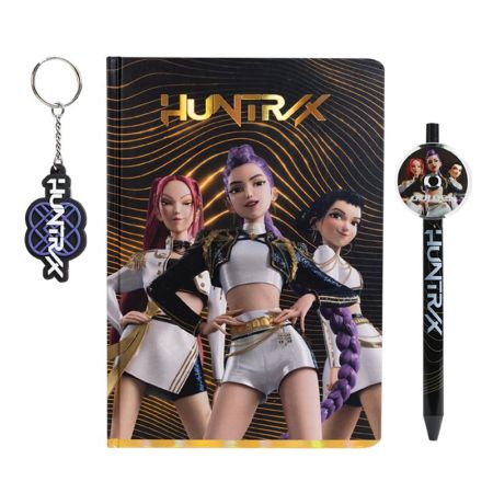Libreta boligrafo y llavero golden KPOP