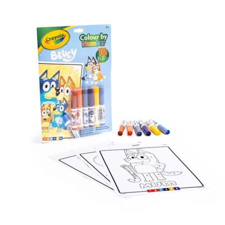 Libro actividades y colorear Bluey 6 rotuladores