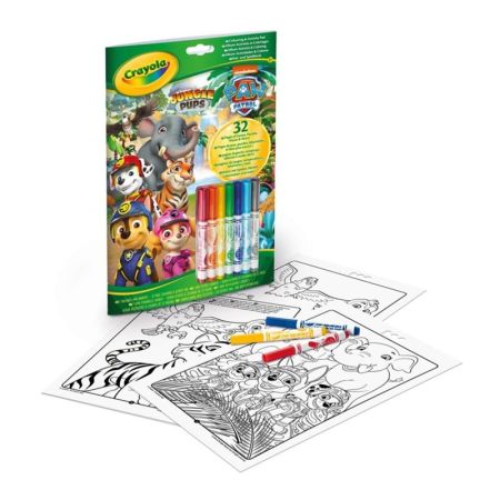 Libro para colorear Patrulla canina 7 rotuladores