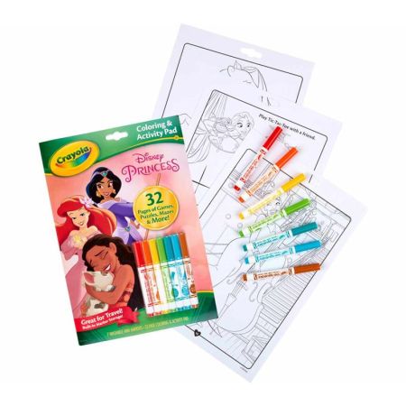 Libro para colorear Princesas Disney 7 rotuladores