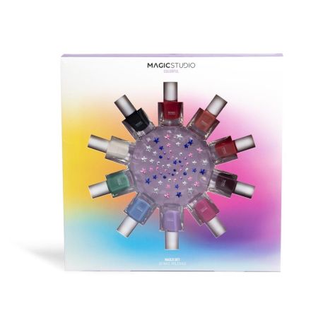 Magic Studio set 10 pinta uñas y gemas