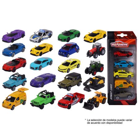 Majorette set 5 coches