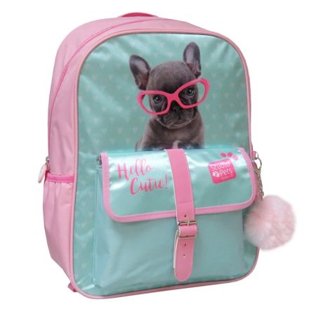 Mochila escolar Perrito Fashion Studio Pets 40cm
