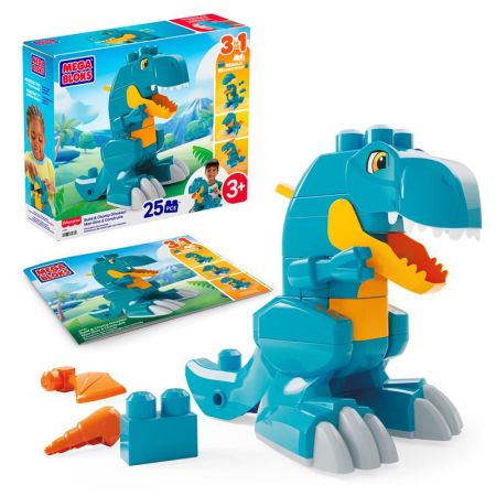 Mega Bloks dinosauriode carreras 3 en 1