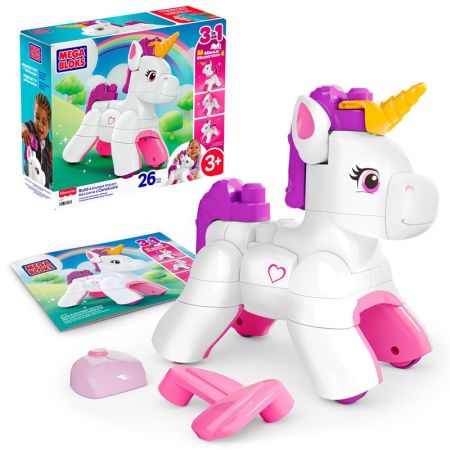 Mega Bloks unicornio de carreras 3 en 1