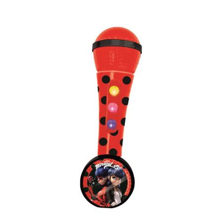Micro de mano con amplificador y ritmos Lady Bug