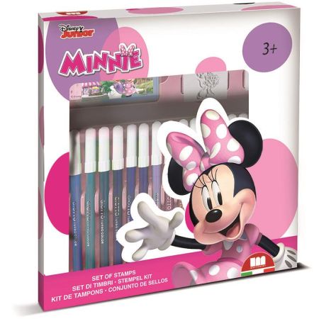 Minnie Estuche 18 rotuladores y sellos