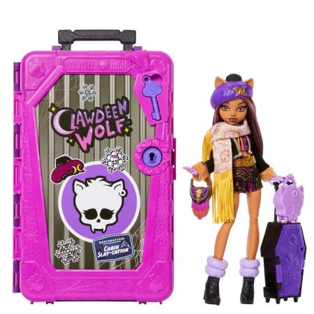 Monster High Skulltimate muñeca Clawdeen y armario