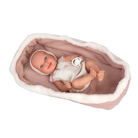 Muñeca bebé Elegance 38 cm Oli peso real