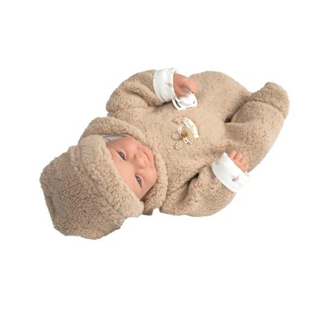 Muñeca bebé Elegance 45 cm beige con peso