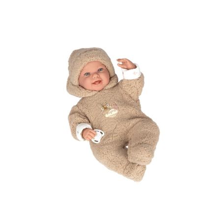 Muñeca bebé Elegance 45 cm beige con peso