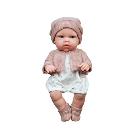 Muñeca Elegance 30 cm Natal rosa cuerpo vinyl