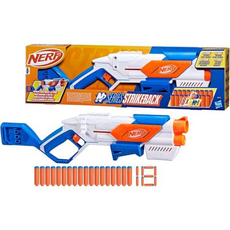 Nerf Series Strikeback lanzador recarga r&aacute;pida