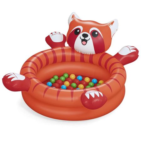 Piscina bolas hinchable Panda Rojo 107x94x58 cm