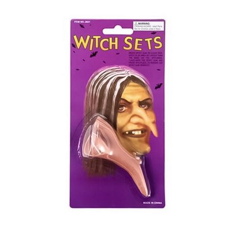 Nariz de bruja Halloween