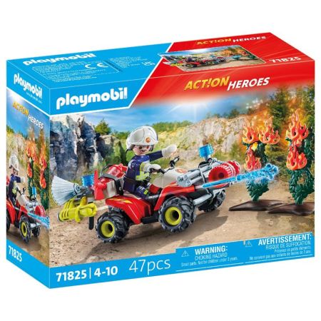 Playmobil Action heroes quad de bomberos