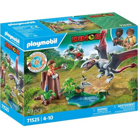 Playmobil Dinos observatorio con dimorphodon