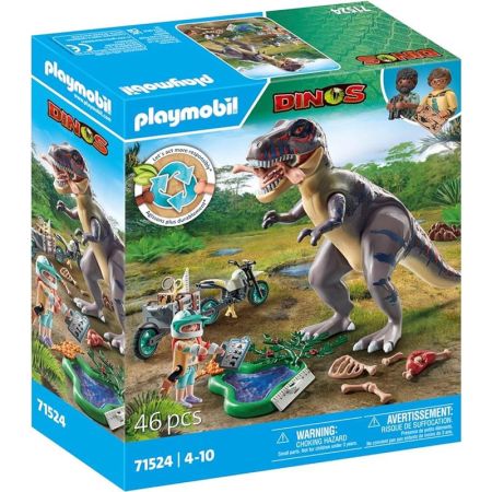Playmobil Dinos T-rex y rastreadora