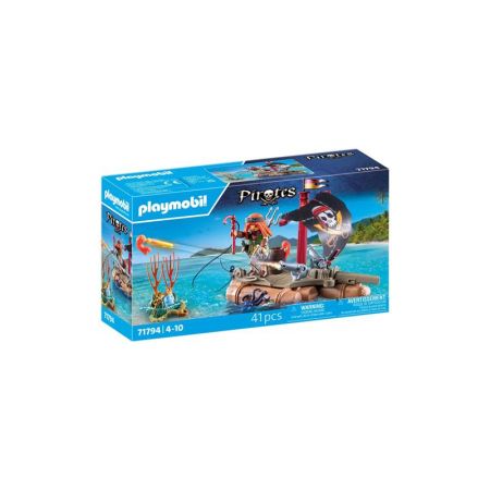 Playmobil Pirates bote pirata con tesoro