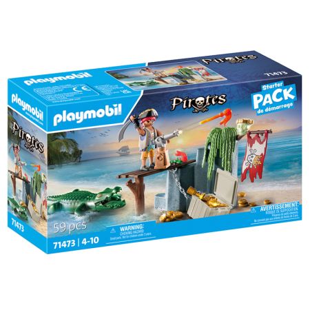 Playmobil Pirates pirata con caimán