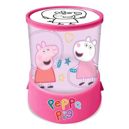 L&aacute;mpara y Proyector Led  Peppa Pig