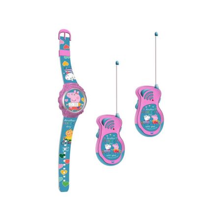 Set reloj y walkie talkie Peppa Pig