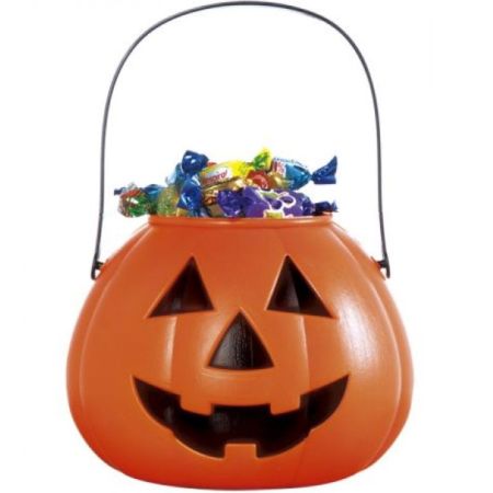 Calabaza porta caramelos Halloween