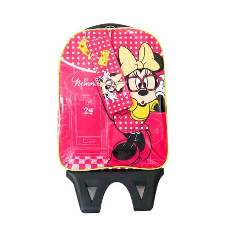 Mochila con ruedas desmontables Minnie 42cm