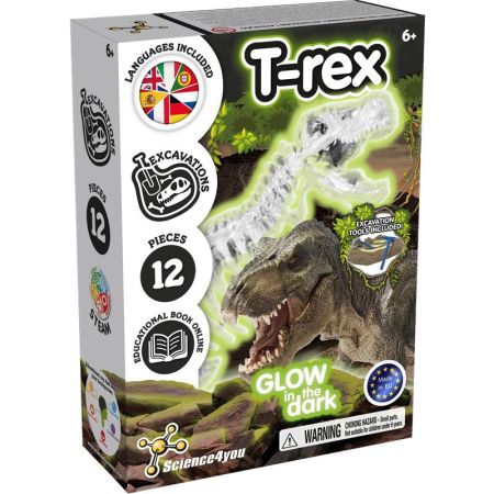 Science4you Exc T Rex brilla oscuro