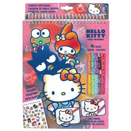 Set de colorear con lápices de colores Hello Kitty
