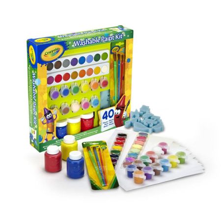 Set de Pintura Lavable 40 piezas