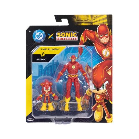 Sonic x DC  Figura Sonic 7cm y Flash 15 cm