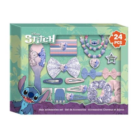 Stitch Set de joyas y accesorios 24 piezas