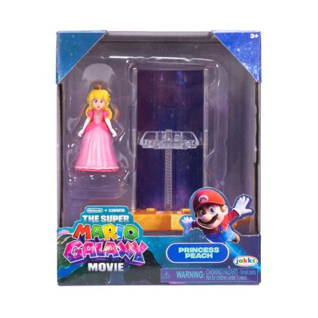 Super Mario Galaxy fig 4 cm articuladas Peach