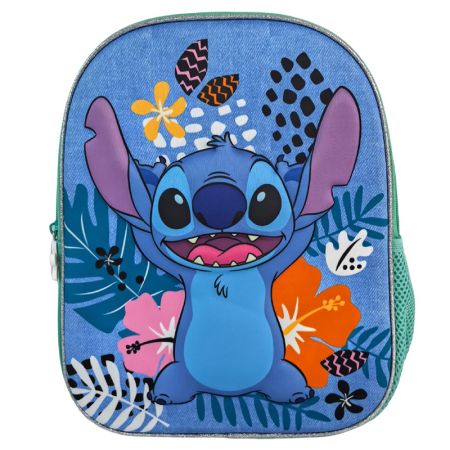 Mochila 3D Stitch tropical 30 cm