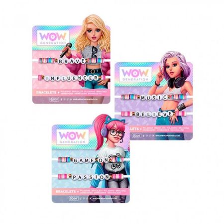 Wow generation pulseras con mensaje