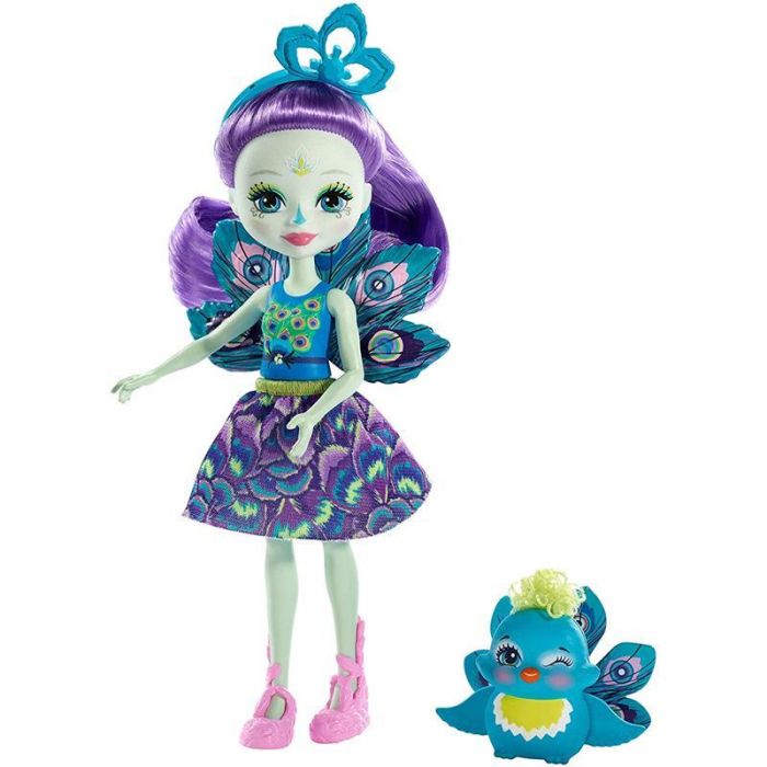 Comprar Muneca Enchantimals Patter Peacock y Flap de Mattel. 4 Anos